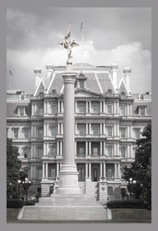 Eisenhower Executive Office Building and the First Division Monument