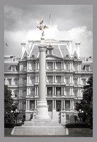Eisenhower Executive Office Building and the First Division Monument